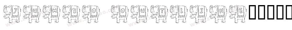 jumbo outline字体转换